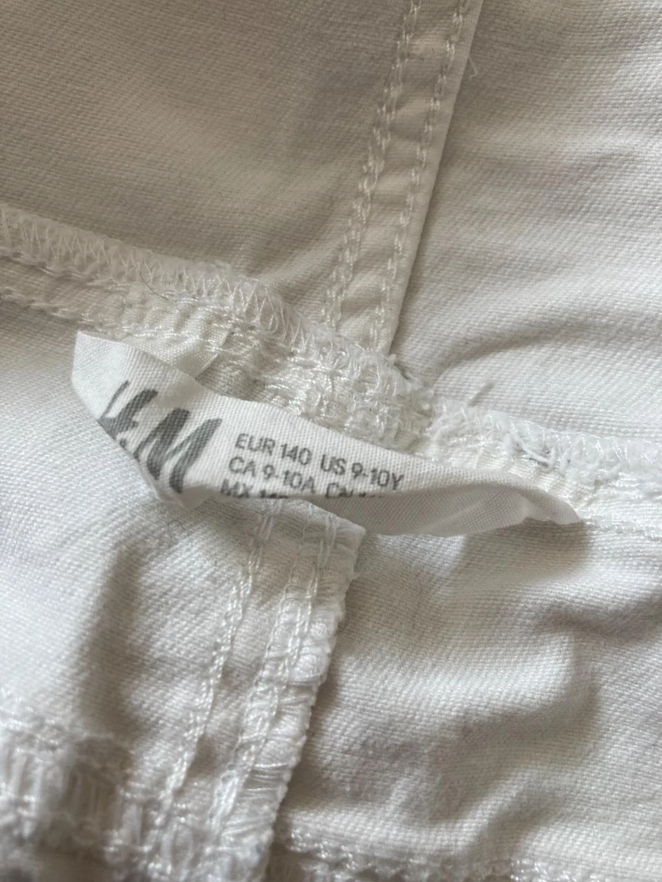 H&M witte spijkerjurk voor meisjes 9-10 jaar – photo 2